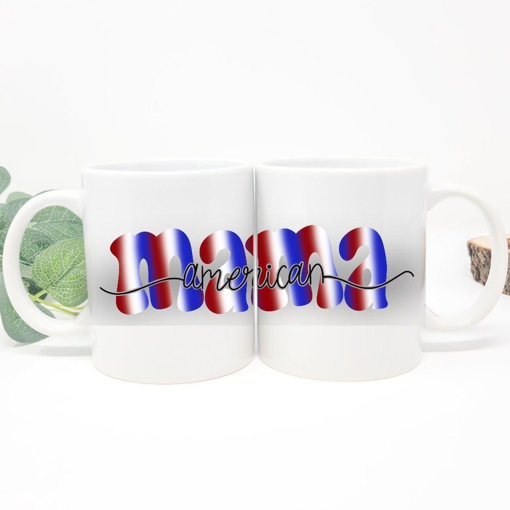 American mama Hand crafted Mug
